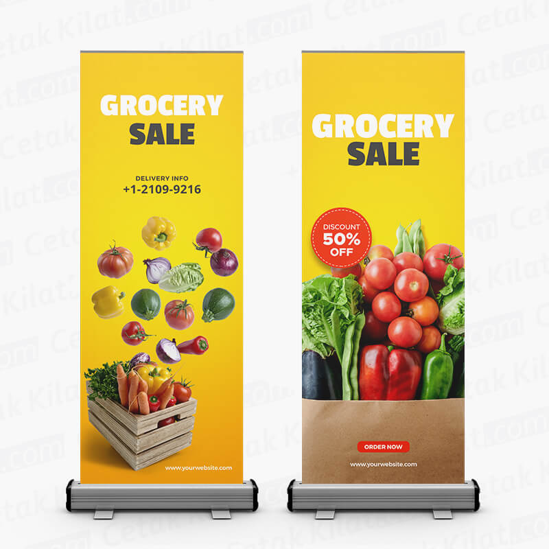 Roll Up Banner - 85 x 200 cm