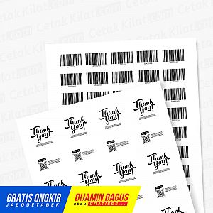 Cetak Stiker Kromo A3 Offset - Tinta Hitam Cetak Stiker Kromo A3 Offset - Tinta Hitam