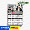 Kalender Dinding 1 lembar